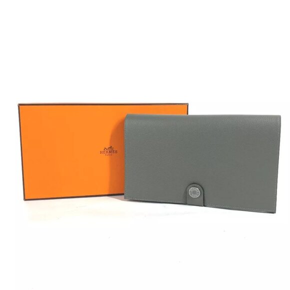 HERMES RMS Tutankhamun Bill Compartment Folded in half Long Wallet Unused - Picture 14 of 14